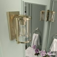 thumbnail image 1 of Hunter - Astwood 1-light Alturas Gold, Small Sconce Light, Dimmable, Caged Style, for Bedrooms, Dining, Living Rooms - 19962, 1 of 8