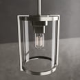 thumbnail image 1 of Hunter - Astwood 1-light Brushed Nickel, Mini Pendant Light, Dimmable, Caged Style, Cylinder Shaped, for Bedrooms, Dining, Living Rooms - 19119, 1 of 8