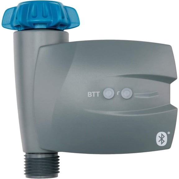 Hunter BTT Bluetooth Hose Timer, Smart Water Timer for Outdoor Faucet, App Controlled Irrigation for Lawn and Garden, Single-Zone Tap Time, Programmable, Battery Operated