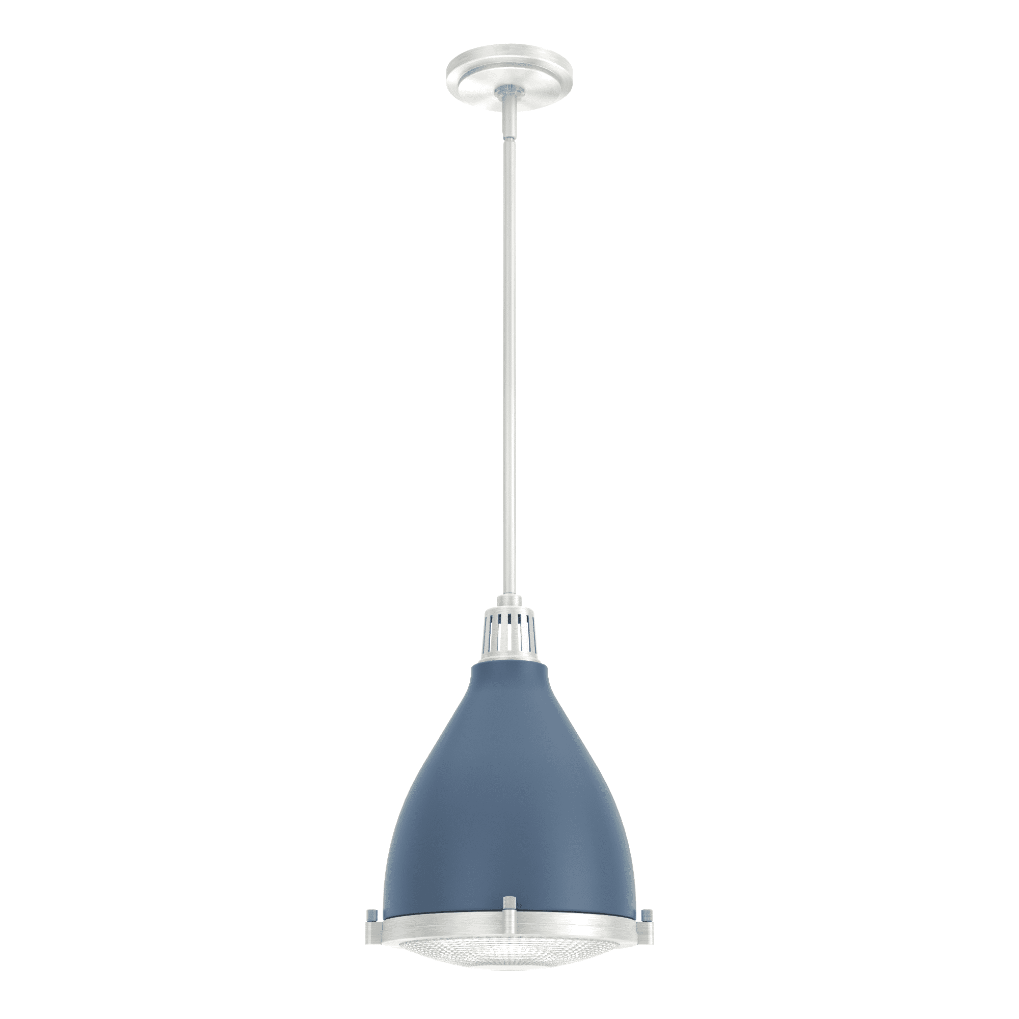 Hunter Bluff View Indigo Blue LED Dome Pendant Light