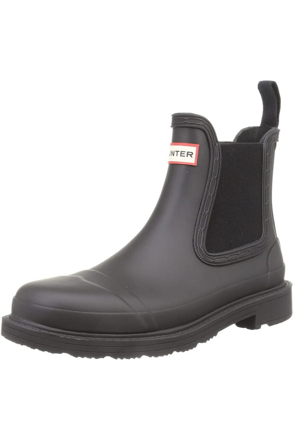 Boots Women's Commando Chelsea Boots-BLK-9