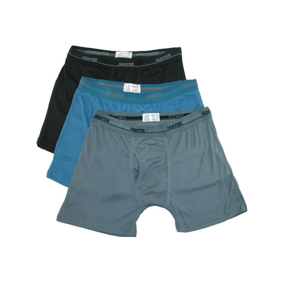 Hunter Boxer Brief Underwear (3 Pair Pack) (Men)