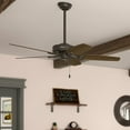 thumbnail image 1 of Hunter - Builder Indoor Ceiling Fan, 52-inch, New Bronze, Traditional-style, 3-speed WhisperWind Motor, 53242, for living rooms, bedrooms, home offices, kitchens, 1 of 12