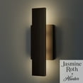 thumbnail image 1 of Hunter - Canoga 1-light Matte Black, Medium Size Sconce Light, Dimmable, Modern Style, Rectangle Shaped, for Bedrooms, Kitchens, Dining, Living Rooms - 13132, 1 of 9