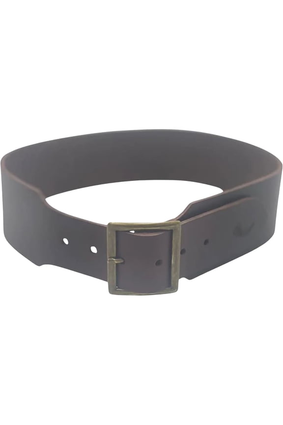 Cap and Ball Revolver Gun Belt 2.5" Leather Antique Brown XL