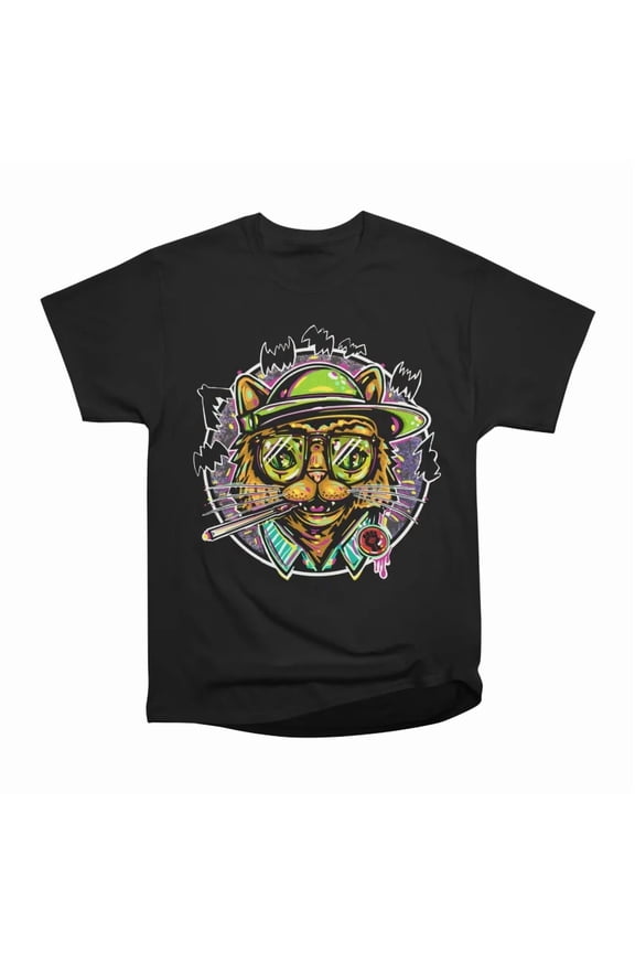 Hunter Cat Thompson T-Shirt Tee Gift For Him Merch For Her Apparel For Friend