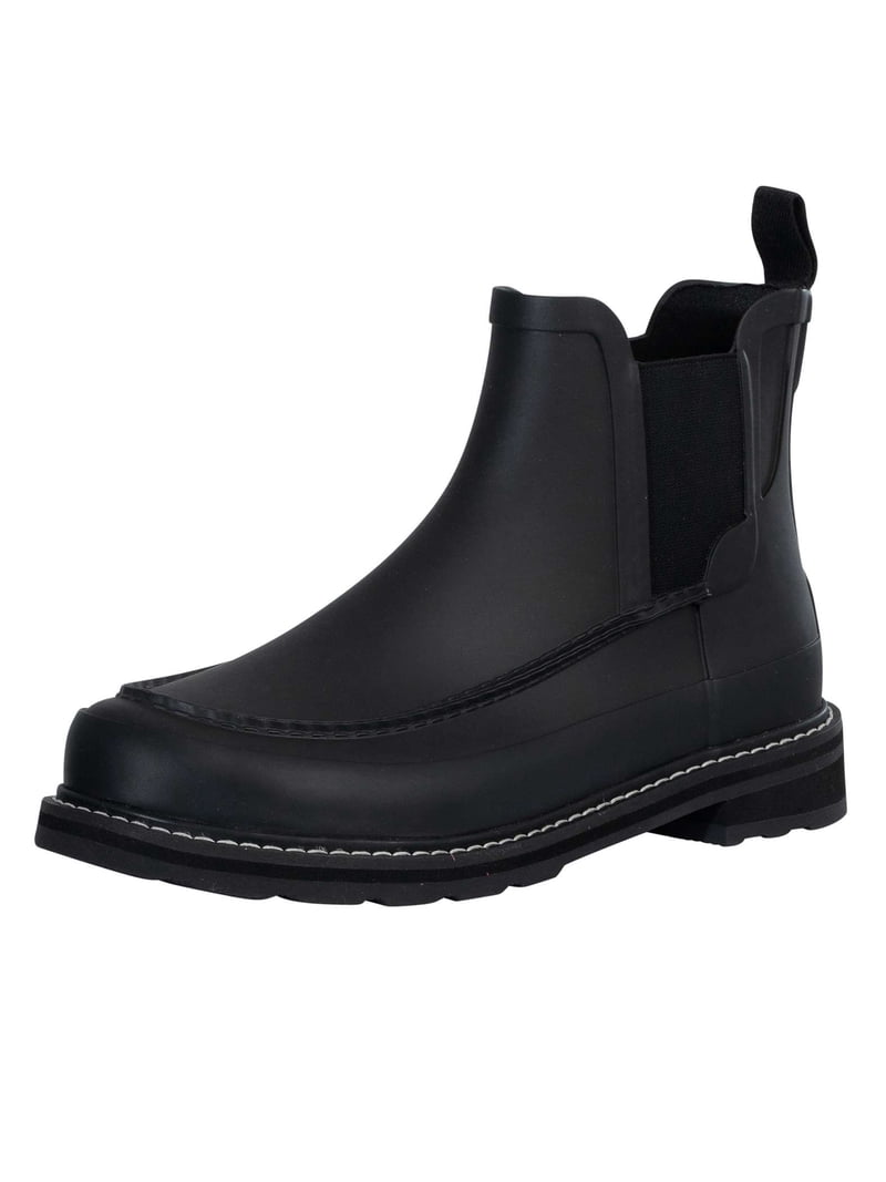 HUNTER ハンター/CHELSEA BOOTS Hunter Chelsea Moc Toe Wellington Boots, Black - Walmart.com