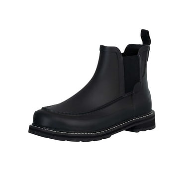 Hunter Chelsea Moc Toe Wellington Boots, Black