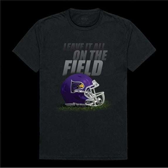 Hunter College Hawks Gridiron T-Shirt, Black - Large