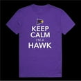 thumbnail image 1 of Hunter College Hawks Keep Calm T-Shirt, Purple - Large, 1 of 1