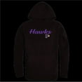 thumbnail image 1 of Hunter College Hawks Script Hoodie, Black - Medium, 1 of 1
