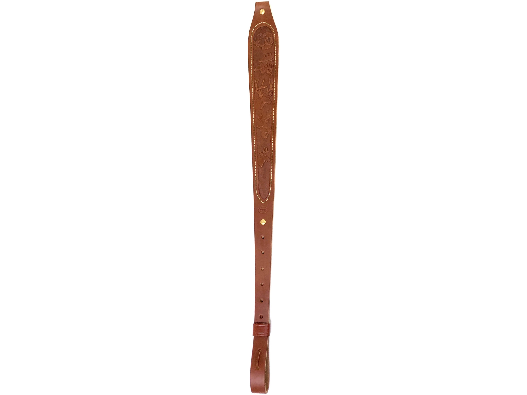 Hunter Safari Cobra Sling Game Design Fits 1" Sling Swivels Padded Suede-Lined Leather Brown