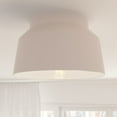 thumbnail image 1 of Hunter - Cranbrook 1-light Blush Pink, Medium Size Flush Mount Light, Dimmable, Modern Style, Bell Shaped, for Bedrooms, Dining, Living Rooms - 19172, 1 of 7