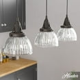thumbnail image 1 of Hunter - Cypress Grove 3-light Onyx Bengal, Large Cluster Light, Dimmable, Transitional Style, Linear Shaped, for Bedrooms, Dining, Living Rooms - 19142, 1 of 9