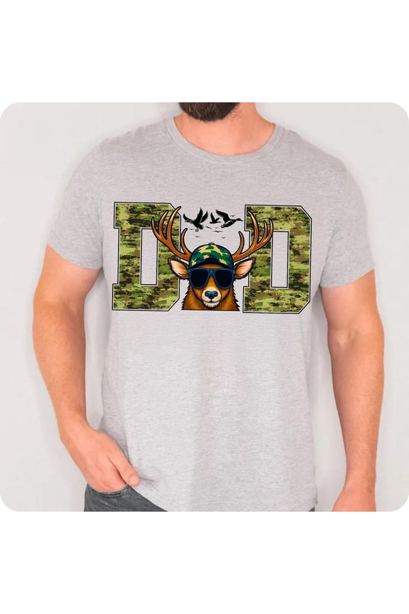 Hunter Dad Shirt, Best Buckin’ Dad Ever Deer Hunting Tee, Funny Father’s Day Shirt, Deer Hunting for Dad Gift