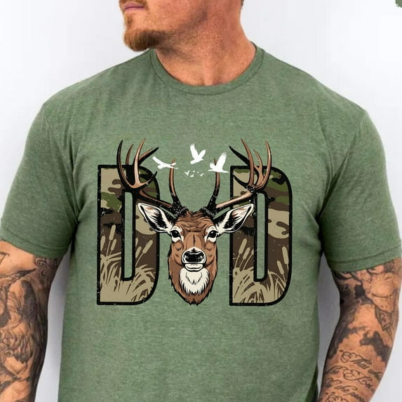 Hunter Dad Shirt, Hunting Dad Shirt, Hunting Gift For Dad, Fathers Day Gift, Deer Hunting Shirt, Hunting Lover Gift, Dad Life Shirt, Dad Tee Unisex S-5XL Hot Trending Shirt, Vintage Birthday Gift