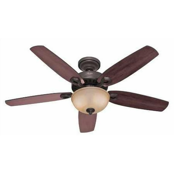 Hunter Decratve Ceiling Fan,52" Blde Dia,3 Spds 53091