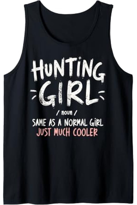 Hunter Definition Huntress Hunting Tank Top Size S-3XL