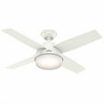 thumbnail image 1 of Hunter Dempsey 44” White Integrated LED Ceiling Fan with Light Kit and Remote Control, 1 of 3