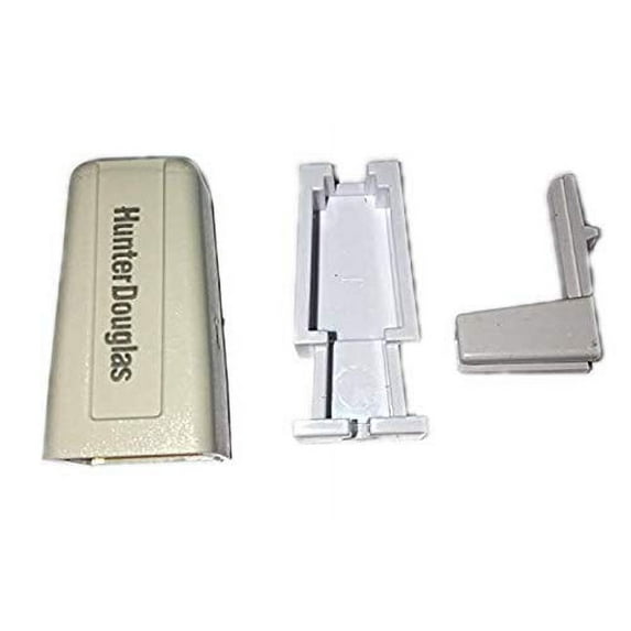 Hunter Douglas Duette Cord Stop Housing and Knob (3 piece set) (10, Gardenia (Beige))