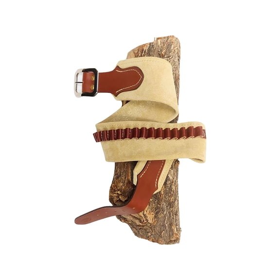 Hunter Duke Two Cartridge Belt Sand Suede 45 Caliber Large