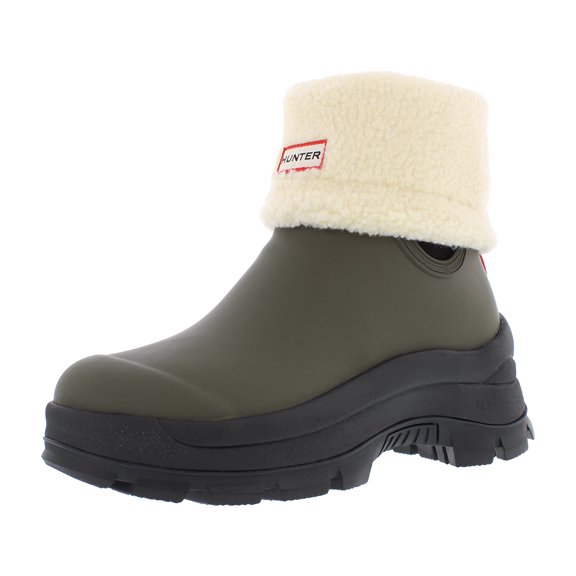 Hunter Esme Waterproof Boot Womens Shoes Size 9, Color: Medium Green