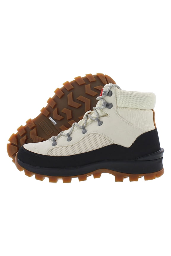 Explorer Synthetic Textile Women's Boots (White Willow Cosy Cream Black, 5 UK - 38 EU - 7 US)