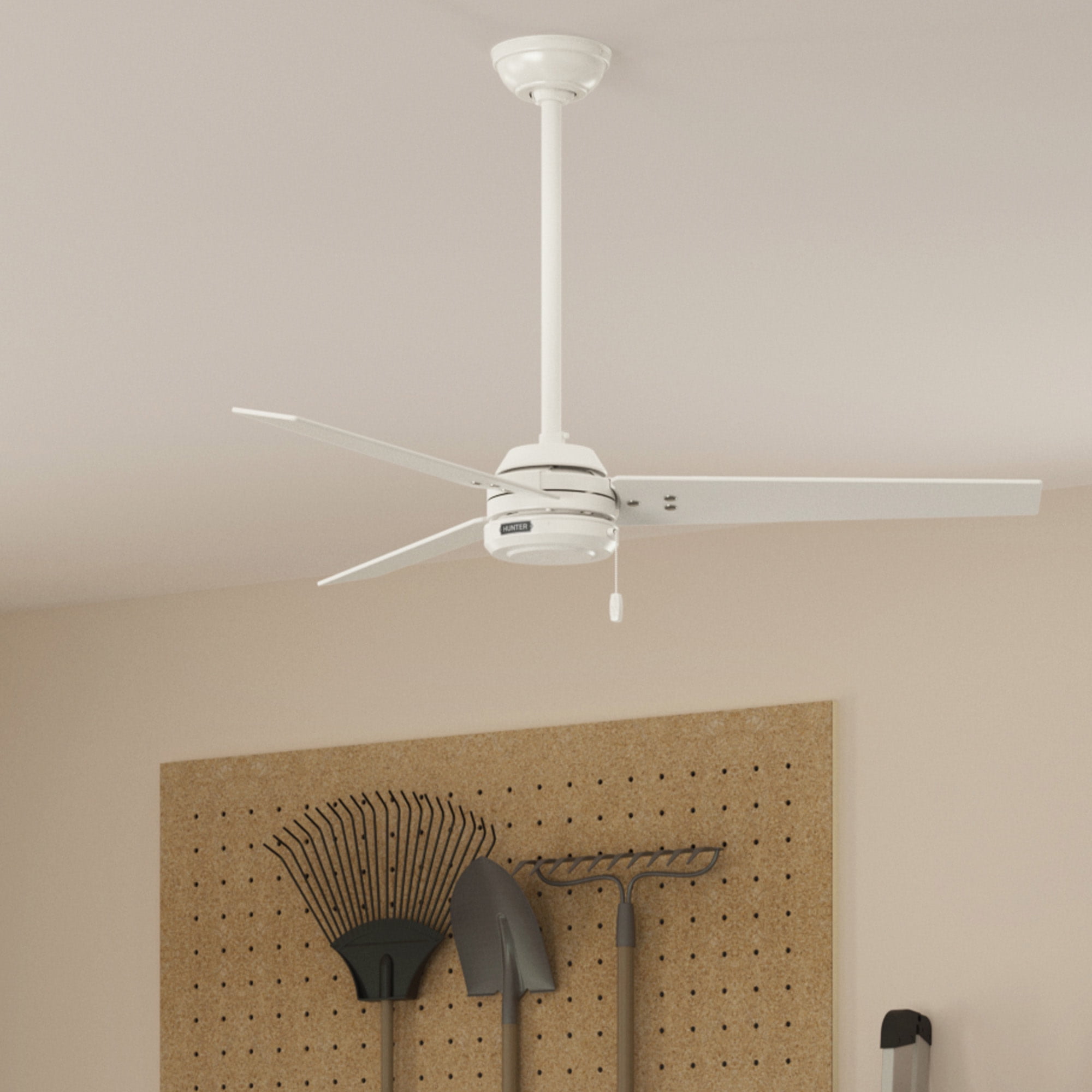 52'' Fresh White Reversible Blade Outdoor Ceiling Fan