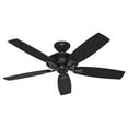 thumbnail image 1 of Hunter Fan Company 55348 Rainsford 52 Inch, 3 Speed Ceiling Fan, Black, 1 of 10