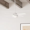 thumbnail image 1 of Hunter 52 inch Indoor Ceiling Fan with LED Light and Remote Control - White Modern Ceiling Fan, Standard Mount, 4 Blades, For Bedroom, Living Room, or Kitchen, Quiet - Dempsey 59217, Fresh White, 1 of 17
