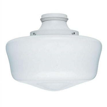 Hunter Fan Company 99164 Traditional Globe Ceiling Fan Light Kit, White