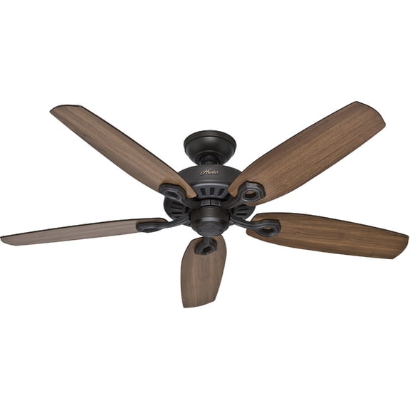 Hunter Fan Company Fan Builder Elite Indoor Ceiling Fan with Pull Chain Control, Metal, New Bronze Finish, 52 Inch