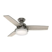 Hunter Fan Company Sentinel 44" Ceiling Fan w/ LED Lights, Brushed Slate