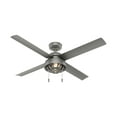 thumbnail image 1 of Hunter Fan Company Spring Mill 52 Inch Indoor Outdoor Ceiling Fan Light, 1 of 13