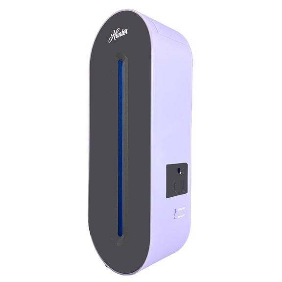 Hunter Fan HP247AP Plug-in Whisper Quiet UV-C Air Sanitizer, Lavender