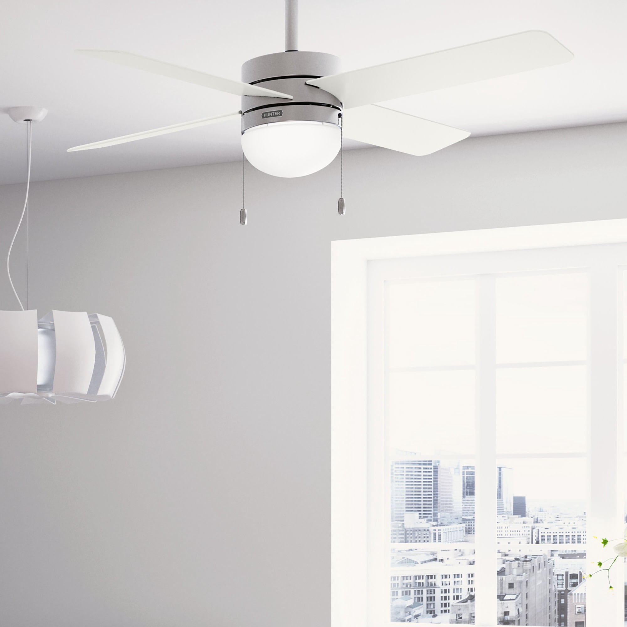 Energy-Saving Dimmable LED Ceiling Fan Light Replacement – 3.93" Magnetic Mount, 18W 2000lm, 4000K Nature Light, AC120V