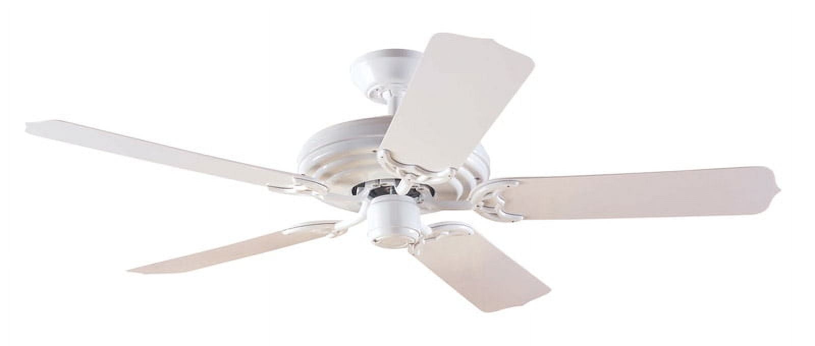 Hunter 52-Inch White Plastic Blades Outdoor Ceiling Fan with Lighting