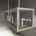 thumbnail image 1 of Hunter - Squire Manor 5-light Brushed Nickel, Extra Large Chandelier, Dimmable, Modern Style, Linear Shaped, for Bedrooms, Dining, Living Rooms - 19091, 1 of 10