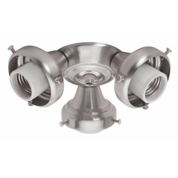Hunter Fans 52" Brushed Nickel Ceiling Fan with Light, Modern Finish