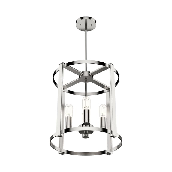 Hunter Fans 16" Astwood 4-Light Ceiling Light Polished Nickel Finish