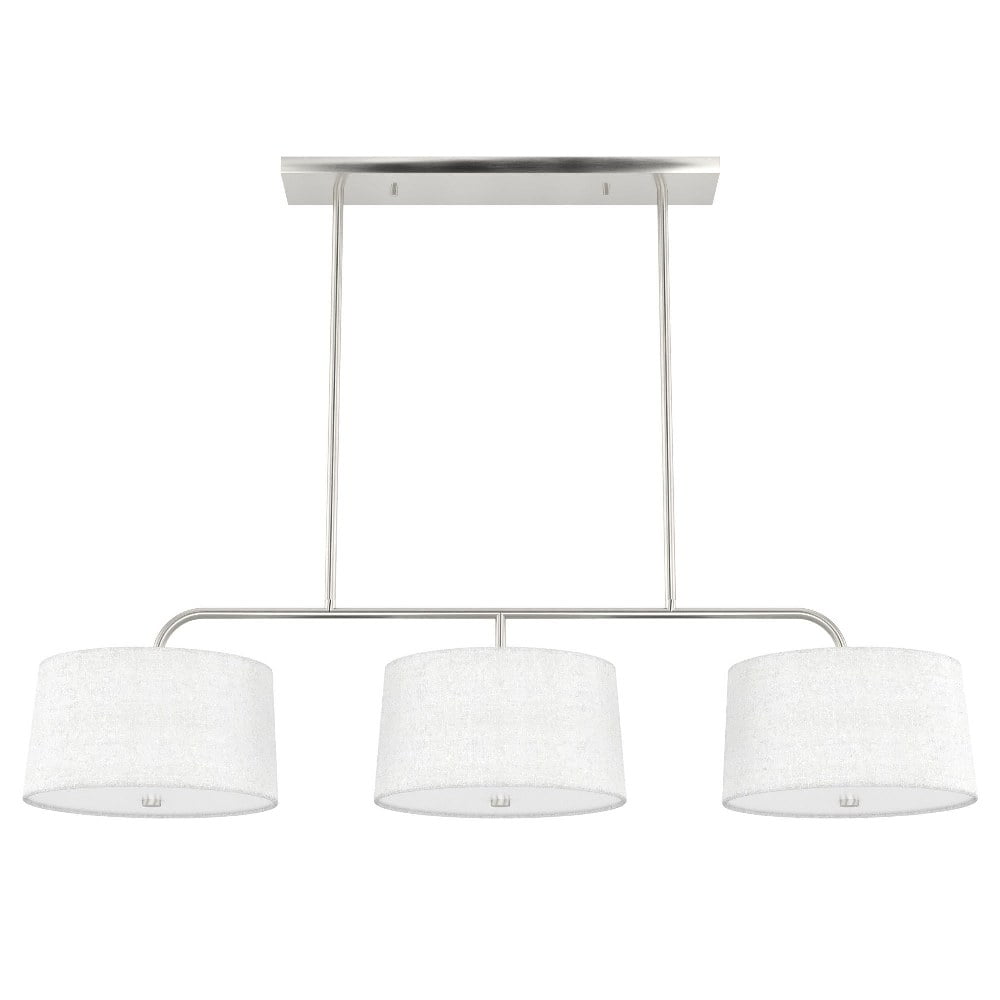 Cottage Hill Brushed Nickel 6-Light Kitchen Island Chandelier