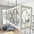 thumbnail image 1 of Hunter - Gablecrest 4-light Painted Concrete, Extra Large Chandelier, Dimmable, Transitional Style, Linear Shaped, for Bedrooms, Dining, Living Rooms - 19098, 1 of 10