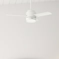 thumbnail image 1 of Hunter - Gilmour Indoor/Outdoor Ceiling Fan With Light, Remote, 44-inch, Matte White, Casual-style, 3-speed WhisperWind Motor, 51846, for Porches, Bathrooms, 1 of 17