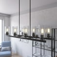 thumbnail image 1 of Hunter - Hartland 8-light Noble Bronze, Extra Large Chandelier, Dimmable, Casual Style, Linear Shaped, for Bedrooms, Dining, Living Rooms - 19160, 1 of 10