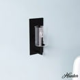 thumbnail image 1 of Hunter - Kerrison 1-light Natural Black Iron, Small Sconce Light, Dimmable, Modern Style, for Bedrooms, Dining, Living Rooms - 19544, 1 of 7
