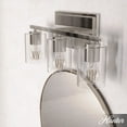 thumbnail image 1 of Hunter - Kerrison 3-light Brushed Nickel, Medium Size Vanity Light, Dimmable, for Bedrooms, Dining, Living Rooms - 48029, 1 of 7
