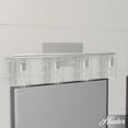 thumbnail image 1 of Hunter - Kerrison 4-light Brushed Nickel, Medium Size Vanity Light, Dimmable, for Bedrooms, Dining, Living Rooms - 48032, 1 of 7