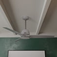 thumbnail image 1 of Hunter 52 inch Indoor Ceiling Fan No Light with Remote Control - Ceiling Fan without Light, Standard Mount, 3 Blades, For Bedroom, Living Room, or Kitchen - Malden 52610, Dove Grey, 1 of 17