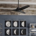 thumbnail image 1 of Hunter 52 inch Outdoor or Indoor Ceiling Fan No Light - Black Ceiling Fan without Light, For Patio, Porch, Garage, or Living Room, Standard Mount, 3 Blades, Wall Control - Mosley 52616, Matte Black, 1 of 17