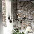 thumbnail image 1 of Hunter - River Mill 5-light Rustic Iron, Large Chandelier, Dimmable, Rustic Style, Candle Shaped, for Bedrooms, Dining, Living Rooms - 19474, 1 of 7